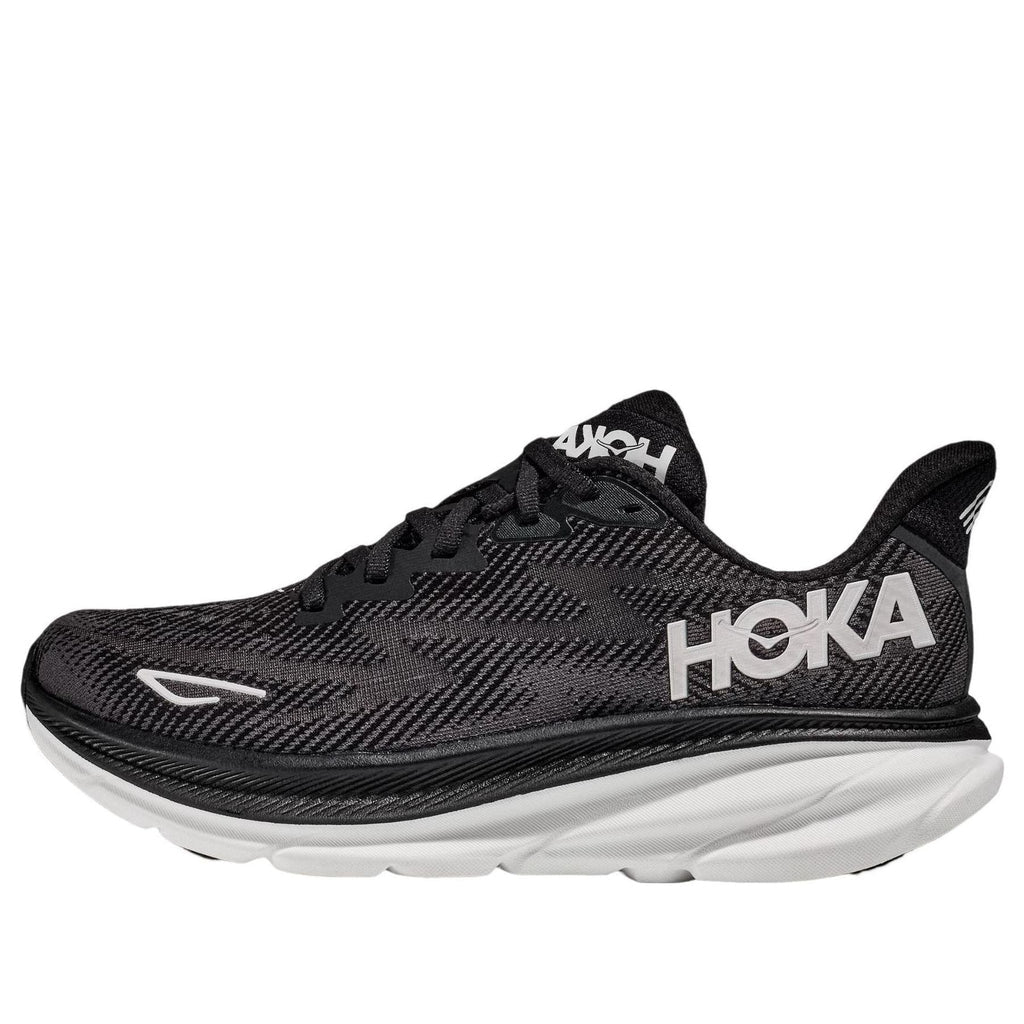 HOKA ONE ONE Clifton 9 2E Wide 'Negro Blanco'